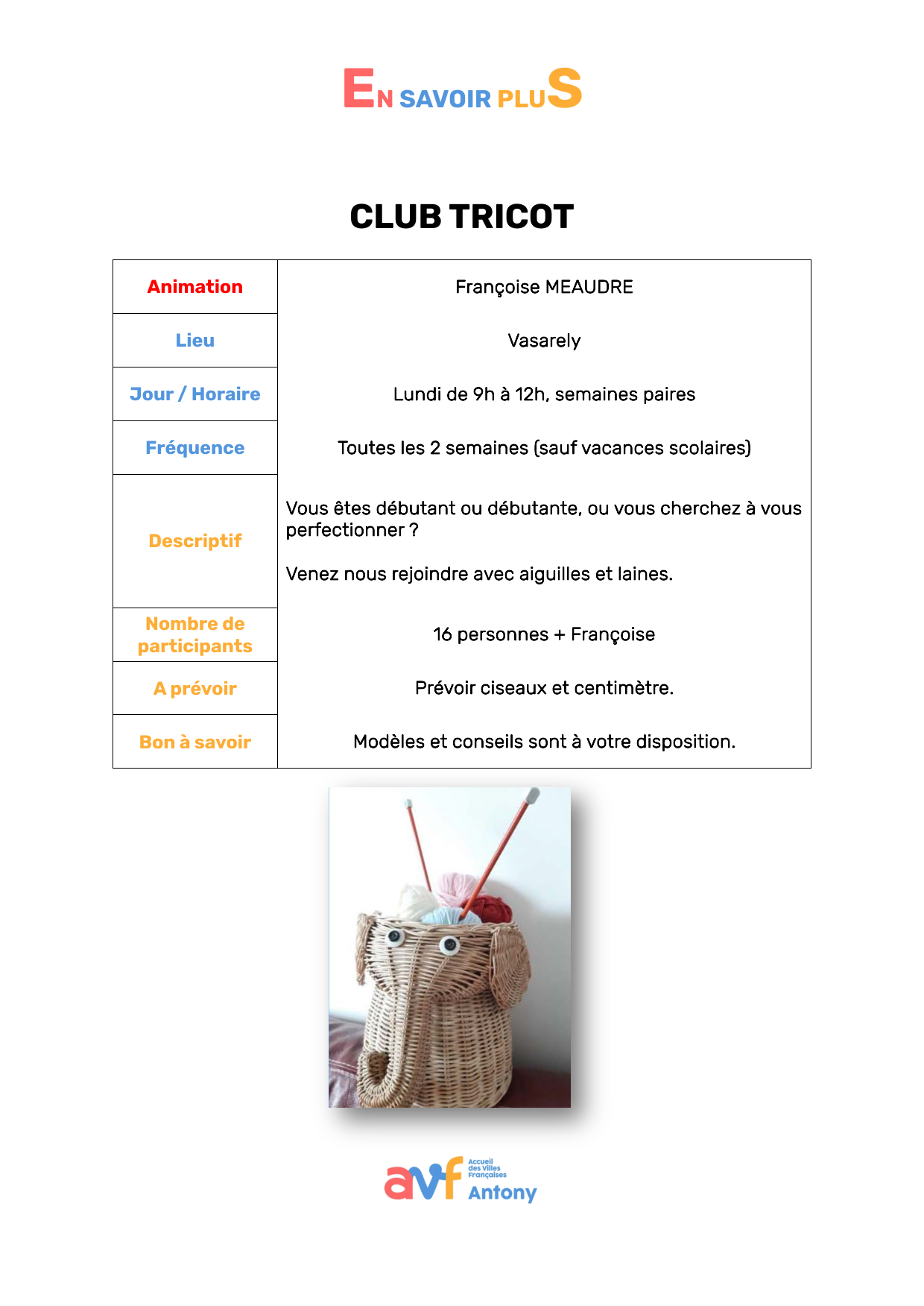 Club tricot